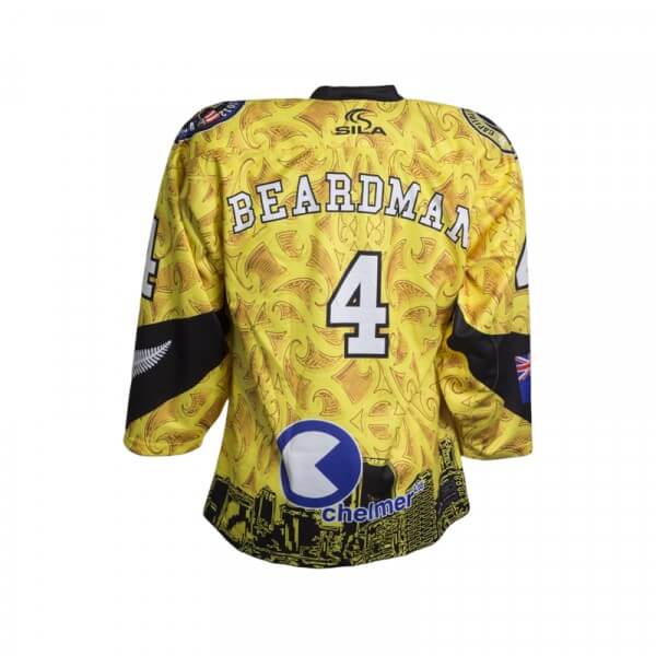 Penguins Home Back Custom Inline Hockey