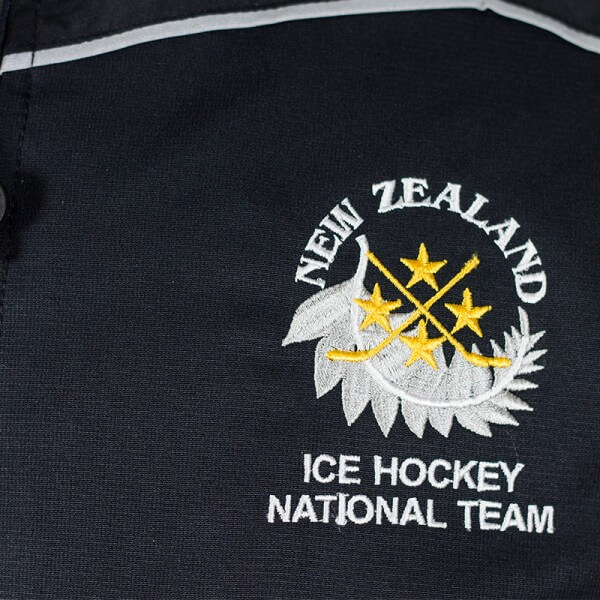 NZ Ice jacket Logo New Zealand Ice Hockey Federation Jacket