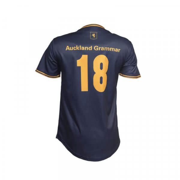 Auckland Grammar Softball Back Custom Softball Jersey