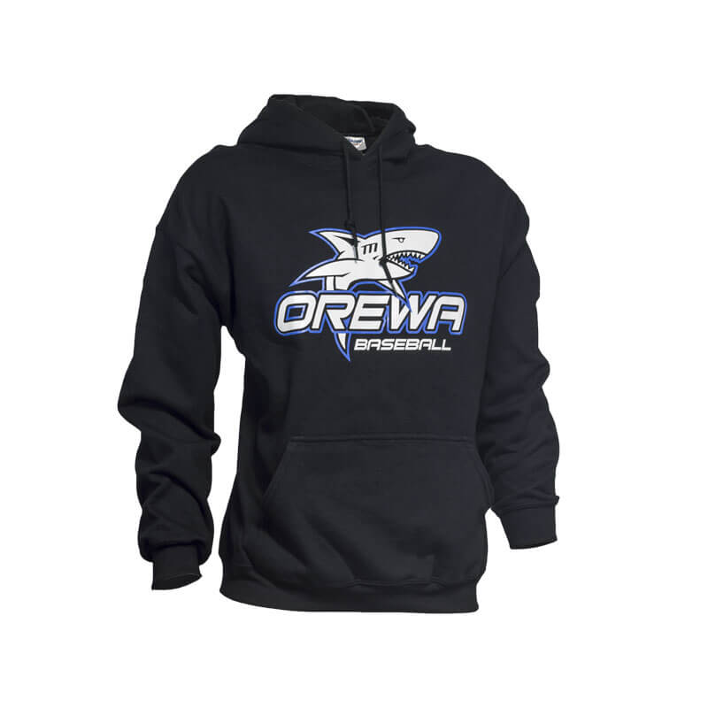 Orewa Sharks Baseball Custom Hoodie.